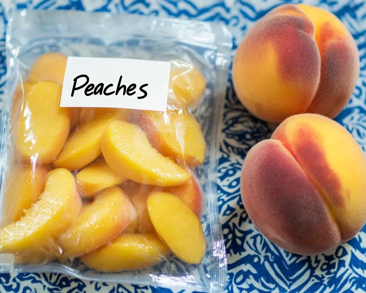 Freeze Peaches Effortlessly: Healthier Than Canning, Tastes Great